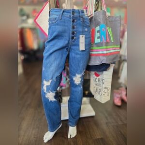 Judy Blue Distressed Blue Jeans